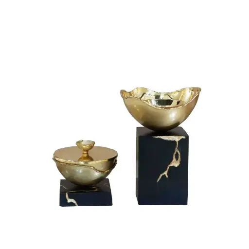 Crack Madkhan and Oud Bowl Set  (black)