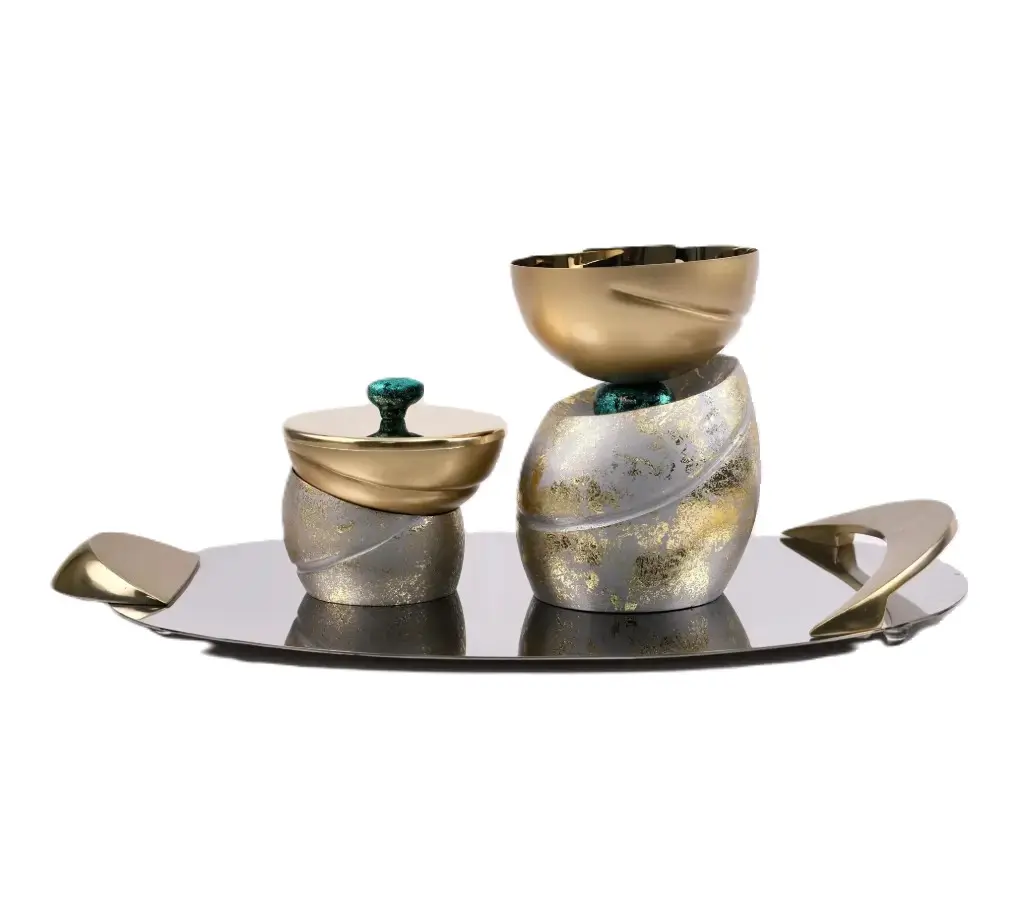 Groove Madkhan and Oud Bowl Set With Tray
