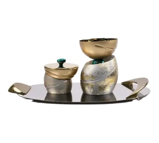 Groove Madkhan and Oud Bowl Set With Tray