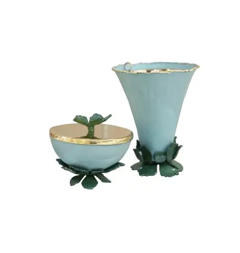 Hibiscus Madkhan and Oud Bowl  Set (Green)