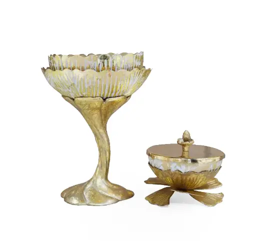 Peony Madkhan and Oud Bowl Set (Gold)