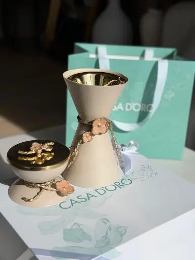 Rope Beads Madkhan and Oud Bowl Set