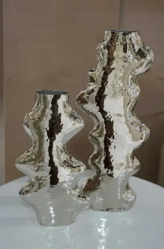 Reflections Vase  (Small, Silver)