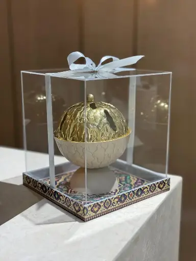 Flame Madkhan With Acrylic box (Beige)