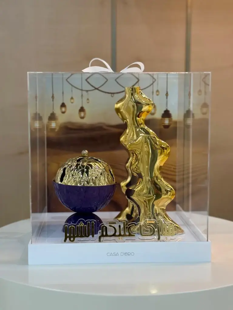 flame set gift set with acrylic box 