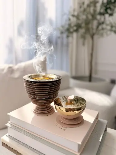 Dune Madkhan and Oud Bowl Set  (Beige)