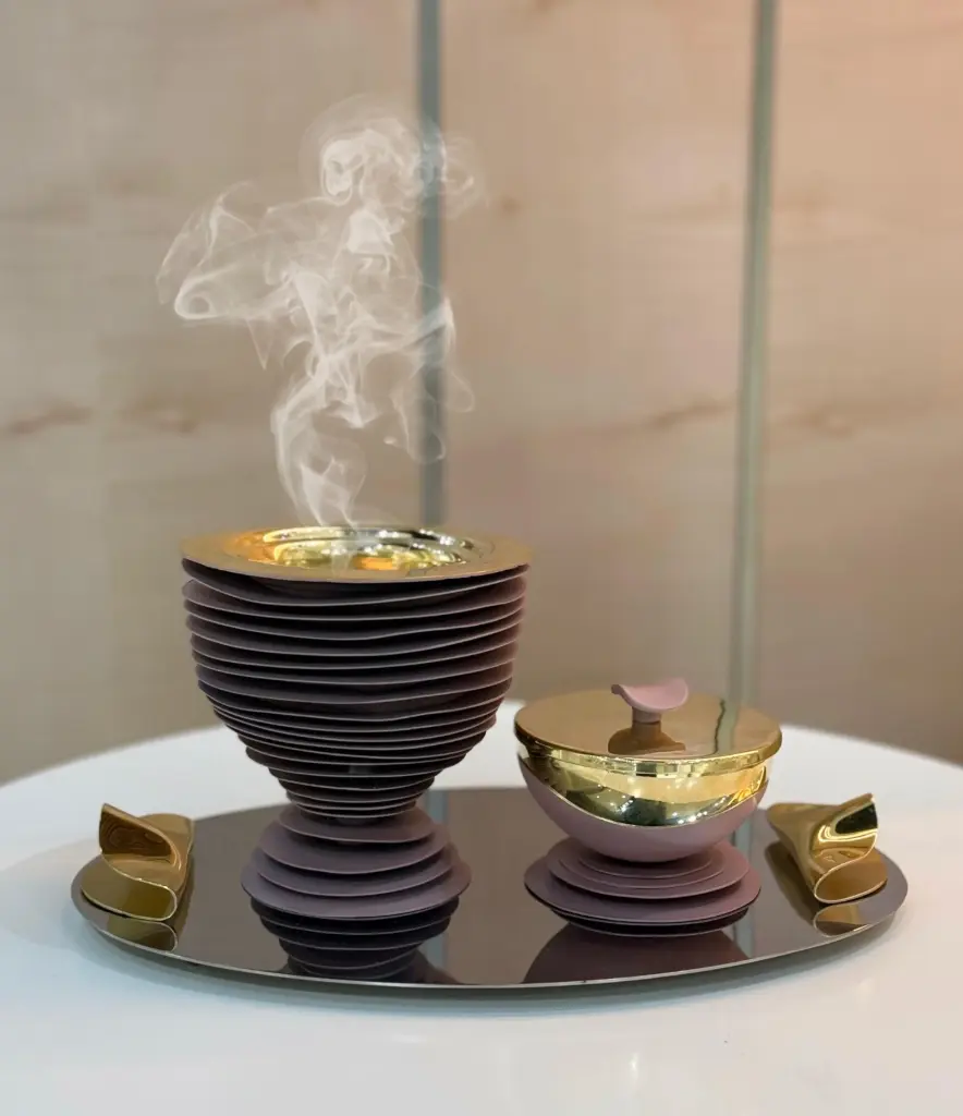 Dune Madkhan and Oud Bowl Set with tray
