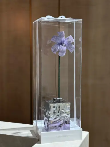 Cube burner with flower +gift set   