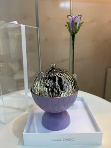 Flame gift box with book mark beads