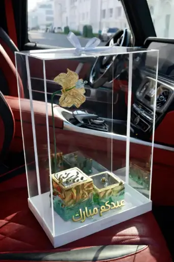 Cube Gift Set With Tooma Flower