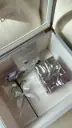 Cube Madkhan Purple Wooden box With Flower