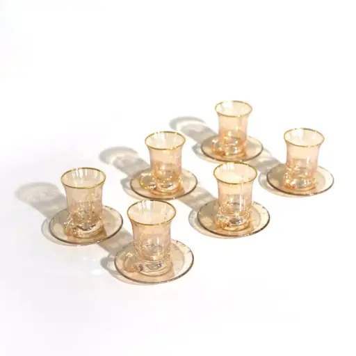 (A6977) Tiffany Ambra Oro Teacup