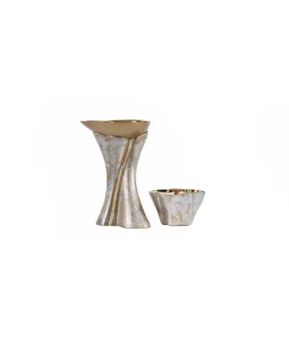 Silk Madkhan And Oud Bowl Set (Gold)
