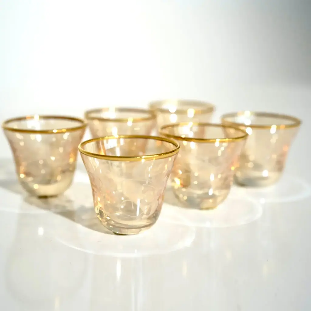 Oro floral Coffee set