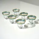 Mint Rim Coffee Cup set