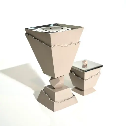 Classic Madkhan and Oud Bowl Set (Beige)