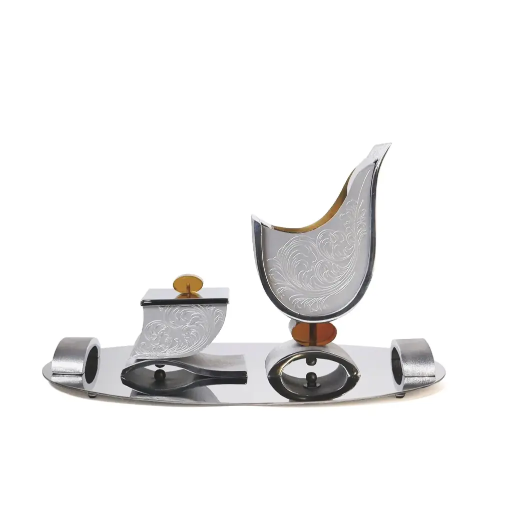 Deco Madkhan and Oud Bowl Set With Tray