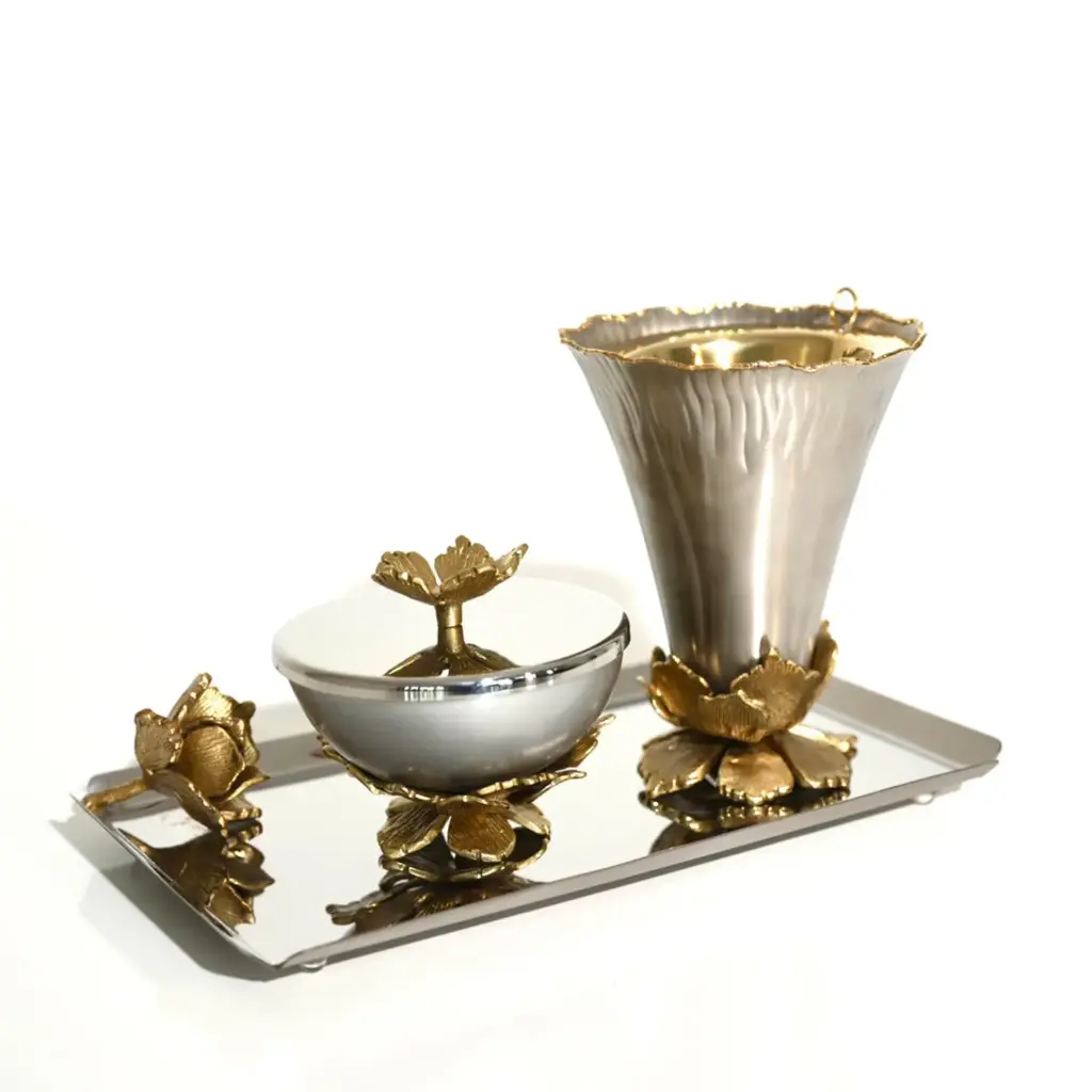 Hibiscus Set With Tray