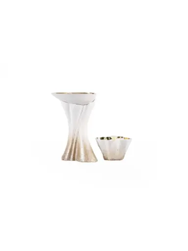 Silk Madkhan And Oud Bowl Set (White Gold)