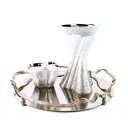 Silk Madkhan and Oud Bowl Set With Tray